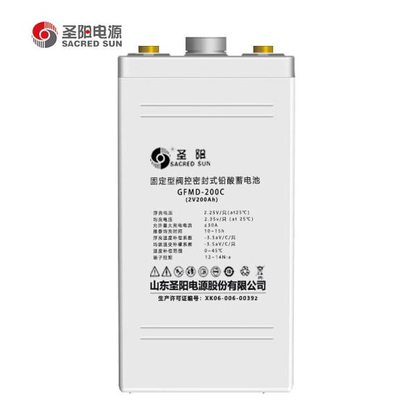 Заряжаемая батарея с глубоким циклом свинцовой кислоты GFMD-200C 2V200Ah для передачи электроэнергии UPS