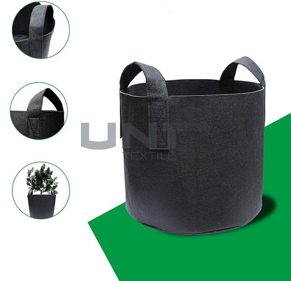 L'usine non-tissée réutilisée de poinçon d'aiguille élèvent des sacs réutilisés pour le jardin