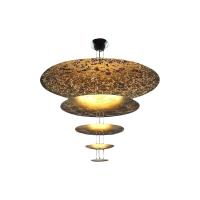 Design italien moderne simple lumineux atmosphère de luxe créativité personnalité salon villa lustre en or