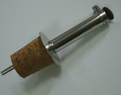 Best Selling Stainless Steel Pourer with Cork for Ceramic/Olive Oil bottle