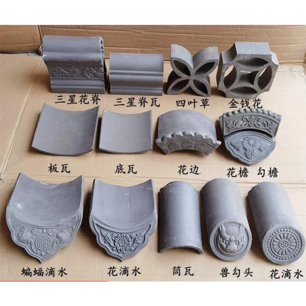 Authentic Chinese Traditional Clay Roof Tiles Pagoda Roof Materials