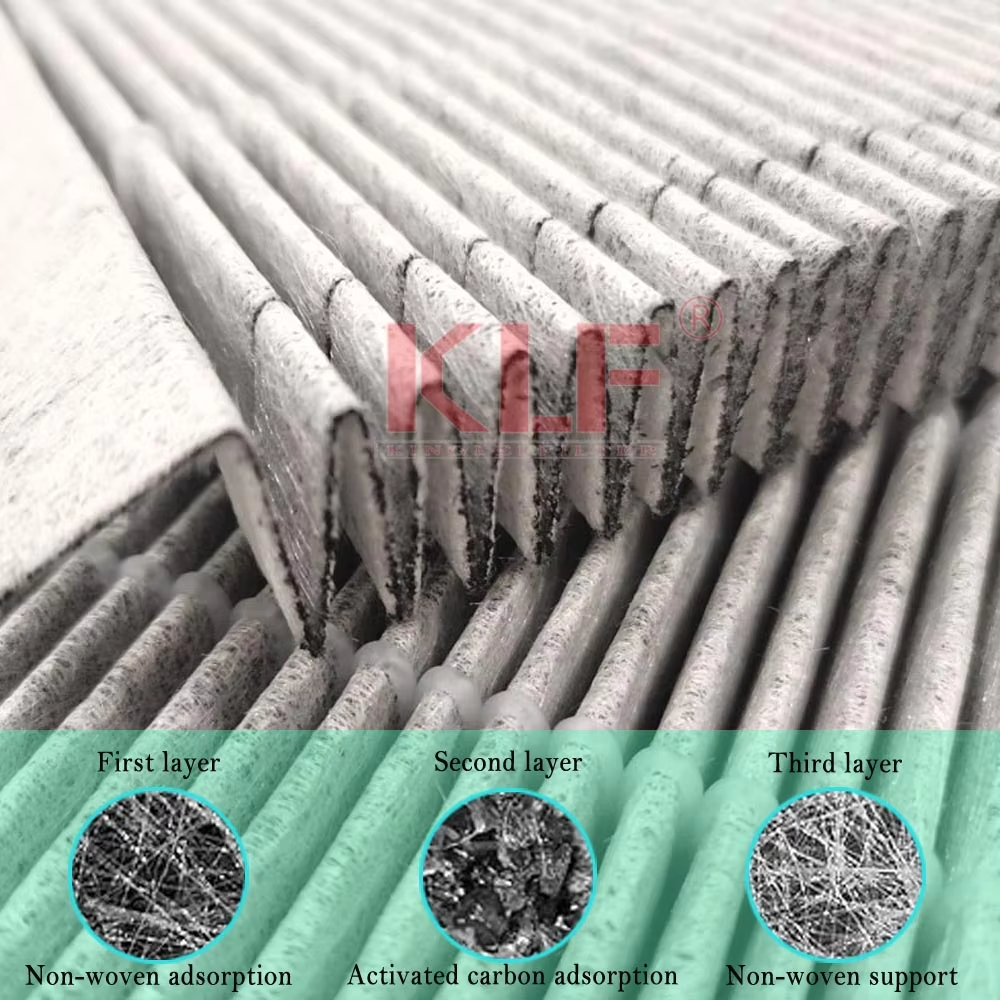 H13 Carbon Fiber Air Purifier Filter with Customized Size and Eco-Friendly Design for Range Hoods