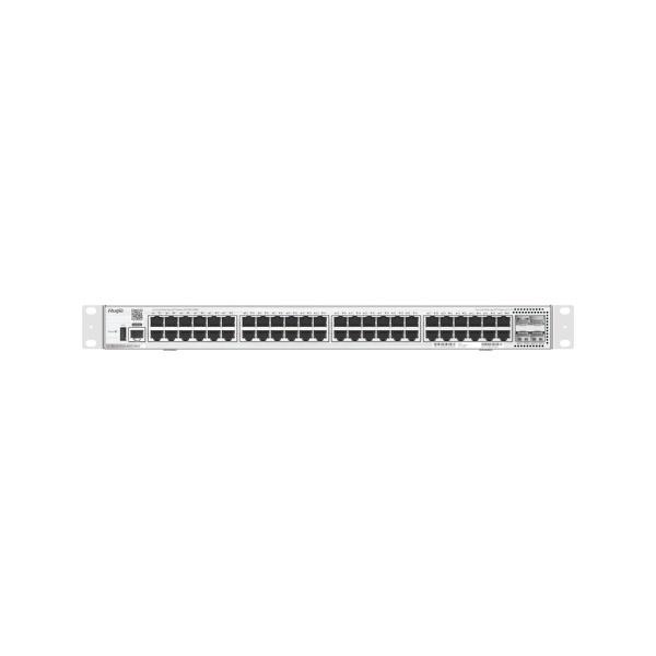 Switch Ruijie de 48 puertos de alto rendimiento con enlaces ascendentes de 10G y seguridad avanzada