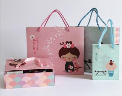 Multi Color Personalised Food Packaging / Small Square Food Gift Boxes