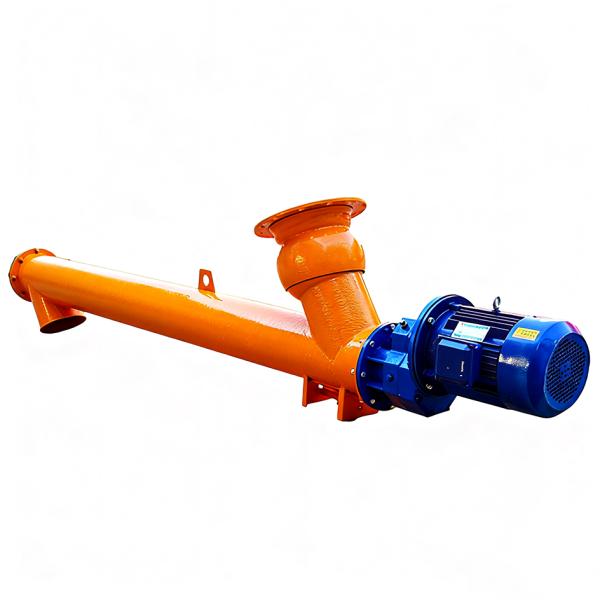 Custom Adjustable Speed Stainless Steel Heat Resistant Screw Conveyor and Auger Feeder for Cement and Fertilizer