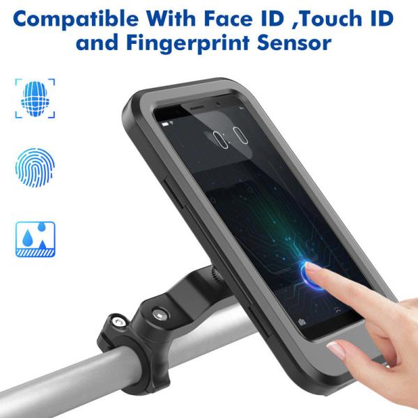 RoHS Motorcycle Cell Phone Mount Bike Mobile Holder Waterproof Custom Logo