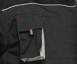 Heavy Duty Industrial Work Uniforms 65% PL 35% C With Canvas Texture