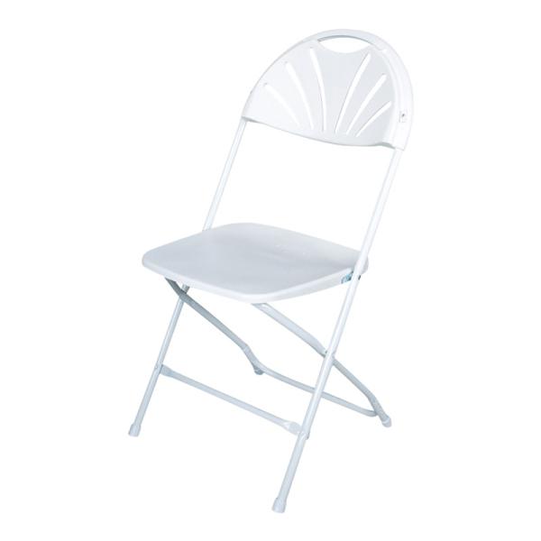 Villa Fan Back Folding Plastic Chair for Event Wedding within Your Budget