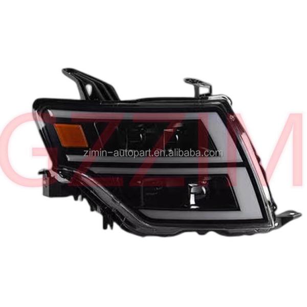 Lámpara de cabeza de dirección de flujo LED modificada de plástico para Pajero V97