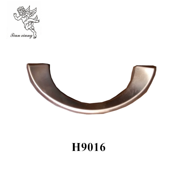 Iron Solid Metal Casket Handle Copper Color Big Size Funeral Coffin Fittings H9016