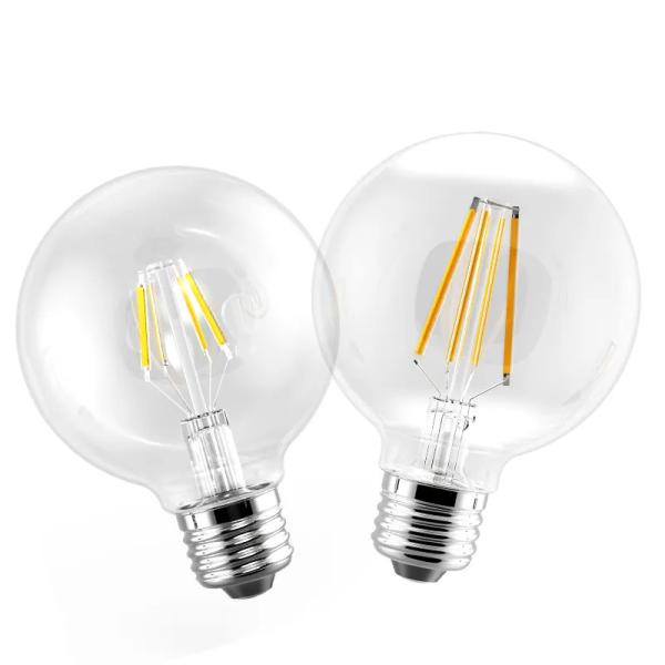 B22 E27 E26 6000K Retro LED Filament Bulb Energy Saving A60 C37 G-Shape 100lm/W For Lighting
