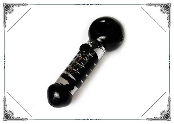 5.5 Inches Glass Smoking Pipe Freezable Coil Handpipe With Clycerin Glass