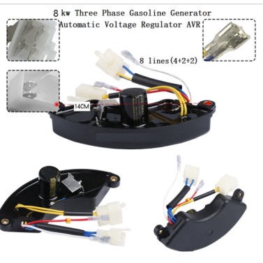 Plastic Shell Generator Voltage Regulators Stabilizer 5kw-8.5kw Repair Parts
