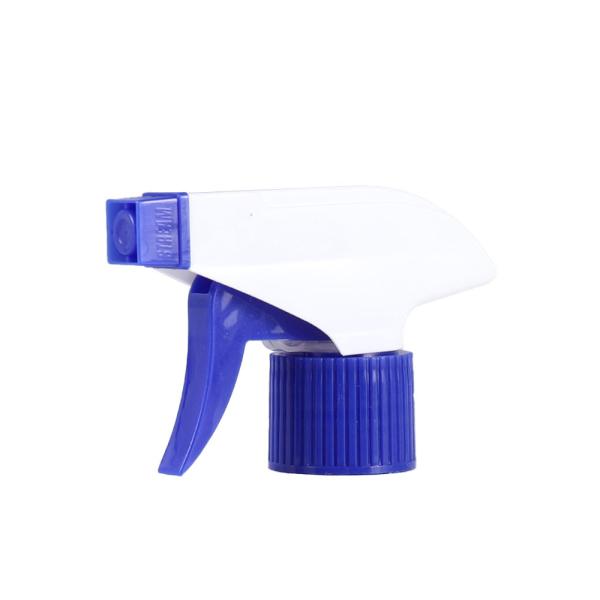 28/410 Pulverizador de gatilho azul Partes de garrafas de pulverização de bomba duráveis e versáteis