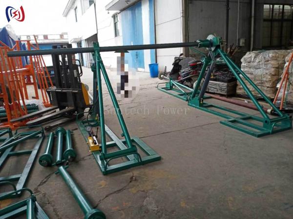 Soporte de carrete de cable desmontable SIPZ3 para construcción de líneas eléctricas