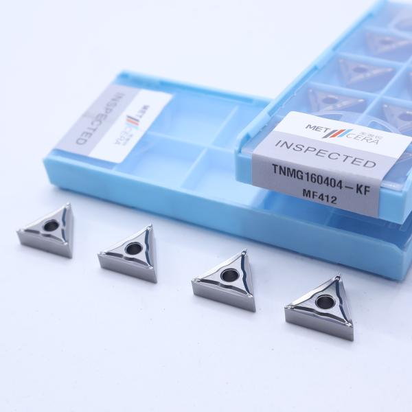 MF412 Carbide Externe de tournage insert, négatif Carbide insert TNMG160404-KF