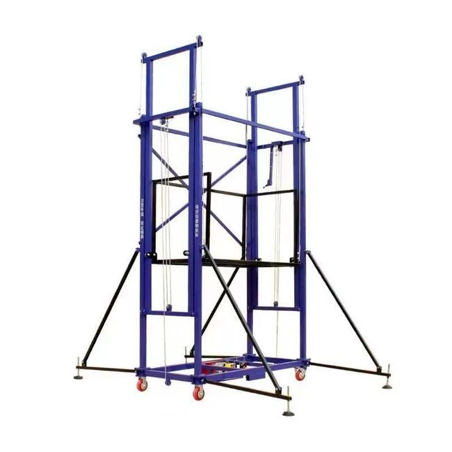 Electric Scaffold Lift Table Mobile Construction Aerial Work Platform