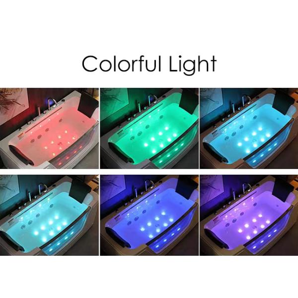 Массаж крытой гидромассажной ванны 1 человек комбинированный с двойной подушкой