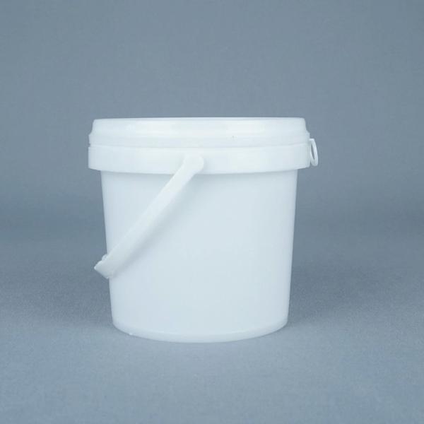 Kitchen 20l White Plastic Food Bucket With Lid Stackable