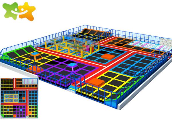 Trampoline Indoor Playground Ninja Course Provide Installation Instructions