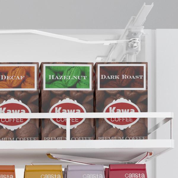 Powder Coating Kitchen Pull Out Organizer SS304 Cabinet Pull Out Organizer