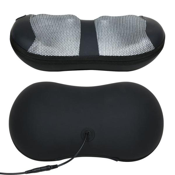 Rechargeable Massage Pillow with Heatable Neck Shiatsu Massage and Infrared Physiotherapy