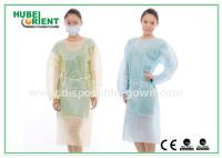 Vestes de isolamento descartáveis para uso hospitalar com punho elástico/Vestes médicas descartáveis para clínica