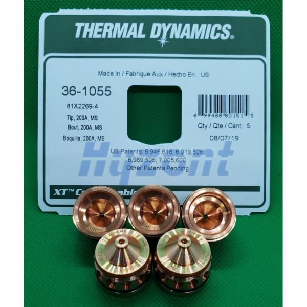 36-1055 200A  Thermal Dynamics Plasma Cutter Tips Parts