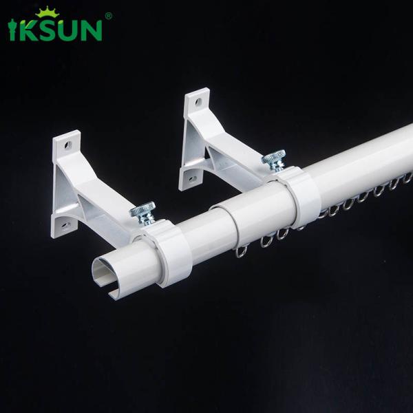 25-55 Window Hanging Tension Curtain Rod Double Adjustable Curtain Rod 1 Set