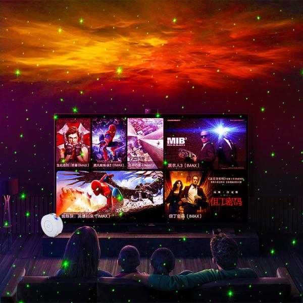 Bedroom Smart Galaxy Light Projector , Flexible Timing Galaxy Projector Google Home