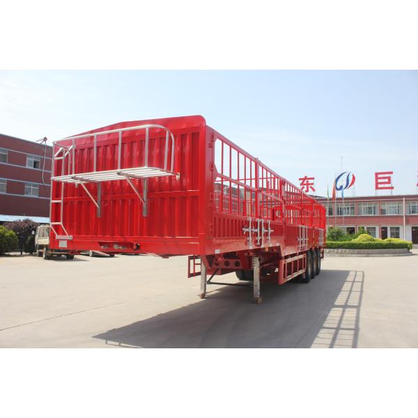 3 Axls 50-80 Tons Fence Cargo Semi Truck Trailers with T700/Q345 Steel Main Beam