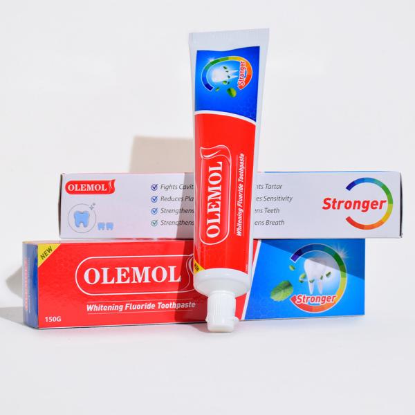 New Olemol 150g Herbal Toothpaste - Nourishes with Natural Herbs for Stronger Teeth and Healthier Gums
