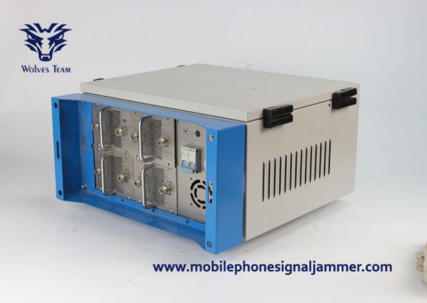 VHF UHF Waterproof Prison Cell Phone Jammers 350 Watt With Remote Control