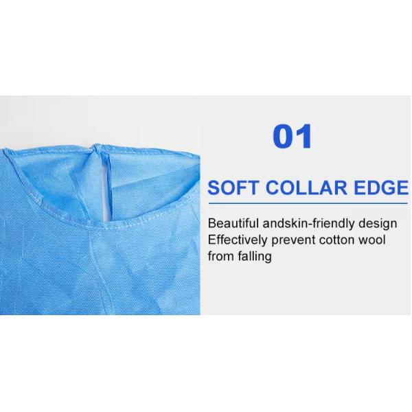 Устранимые медицинские мантия уровня 2 одежды SMS изоляции хирургическая для больницы