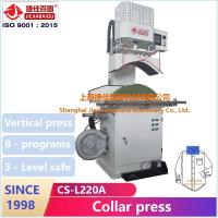Máquina elétrica de prensagem vertical de camisas de 220 V para prensagem de punhos de colar