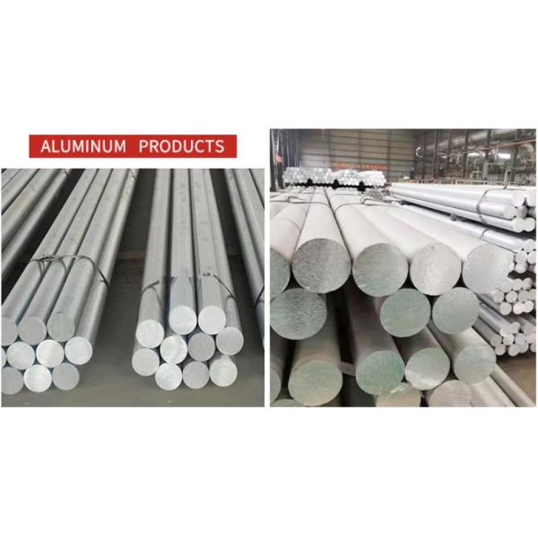 TISCO 7075 T6 6063 T5 Round Solid Aluminium Bar ASTM B209 JIS H4000