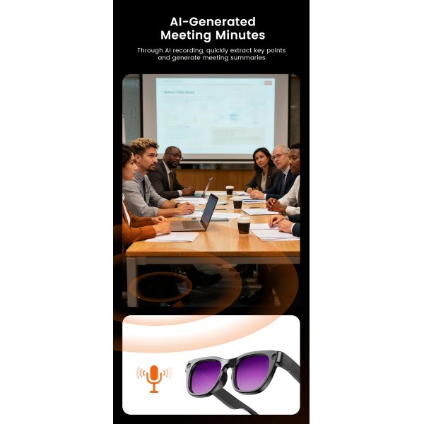 E06S Smart Glass With Camera 1300w ChatGPT Men Women Outdoor AI Smart Glasses