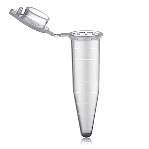 EO Sterile 1.5ml Polypropylene Graduated Microcentrifuge Tubes With Snap Cap Durable Microcentrifuge Lab Tubes