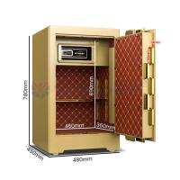 YB/ZY-70 Caja de seguridad comercial Semiconductor Tecnología biométrica de huellas dactilares 4 vías abiertas