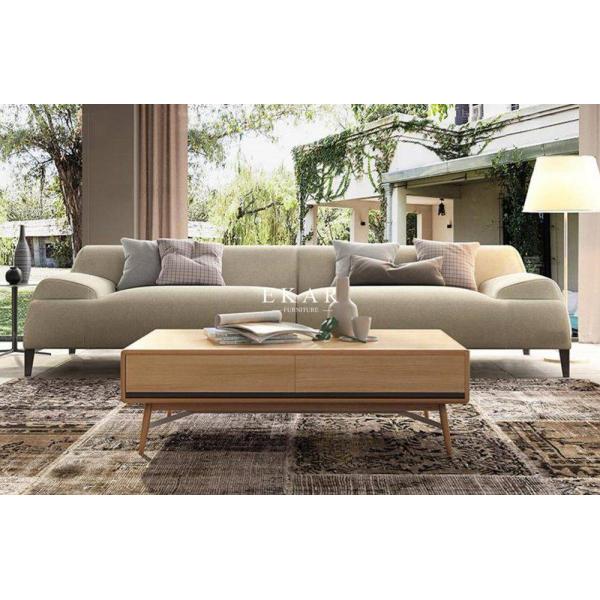 New Design Fashion Modern Italy Fabric Big 3 Seater Sofa