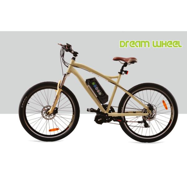 7 Speed Electric Mountain Bicycle 32km/H , 26 Inch Electric Mountain Bike Mid Gear Motor
