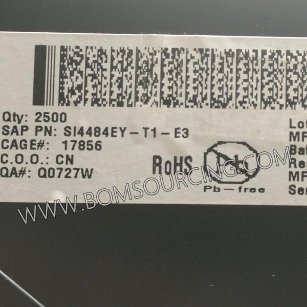 SI4484EY-T1-E3 SI4484EY 4484 SOP8 N-Channel MOSFET 100V 4.8A (Ta) 1.8W (Ta) Surface Mount
