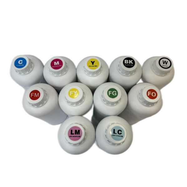 White Ink 1000ml Dtf Ink Color Circulation System For I3200 I1600 Xp600 Head Waterbased Pigment Ink