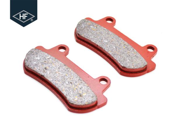 Red Color Non Asbestos Brake Disc Honda Brake Pads 30000 - 50000km Lifespan