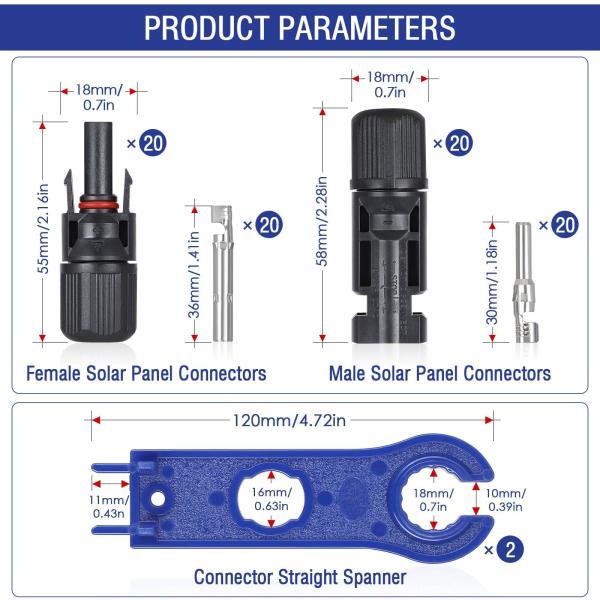 Multipurpose MC4 Solar Crimping Tool Kit Practical Ergonomic Design