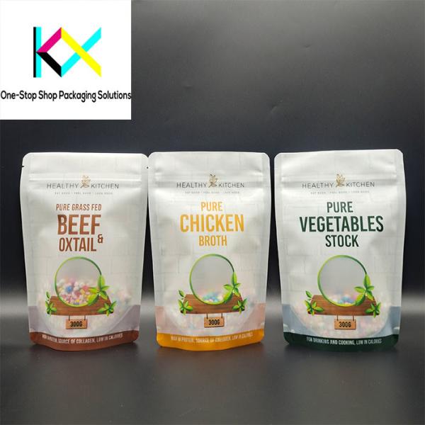 Personalized Digital Printed Packaging Pouch with Clear Window Eco Friendly Packaging Bags EU Certifed