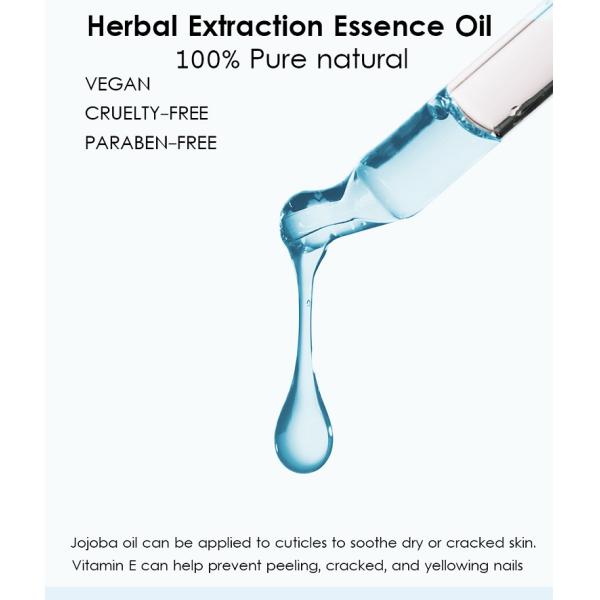 MSDS Certified Organic Vegan Natural Revitalizing Nail and Cuticle Repair Oil 20ml Eco-friendly Private Label