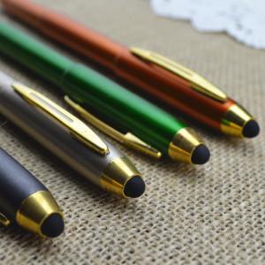 Gel pen,Promotional gel-ink pen with cap,black rubber gel-ink pen with screen touch pen