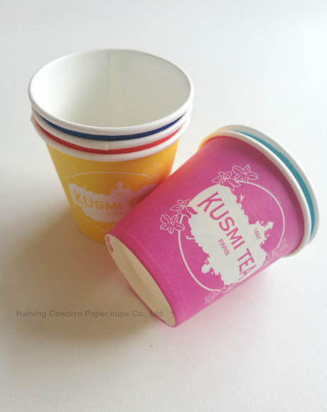 2.5oz 3oz 4oz Custom Logo Printing Disposable Single Wall Small Tasting Paper Cup
