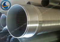 Water Treatment Stainless Steel 304 Well Screen , Wedge Wire Screen Cylinders